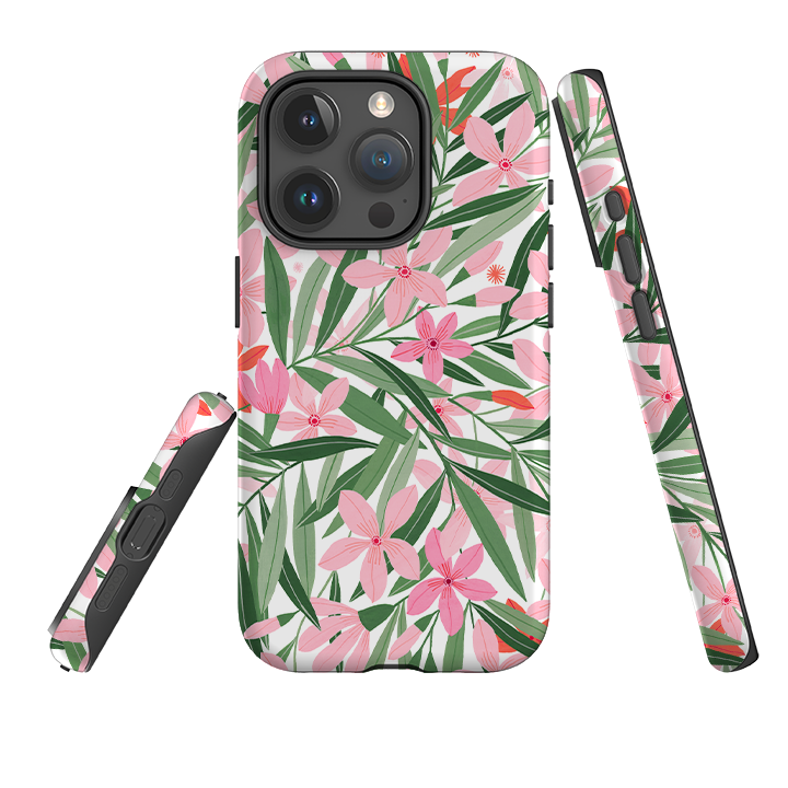 iPhone Tough Case - Oleandro Pattern By Madalina Andronic