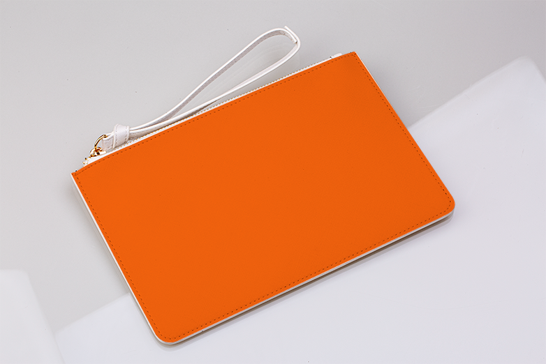 Orange Clutch Bag