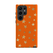 Samsung Tough Case - Orange and Gold Stars