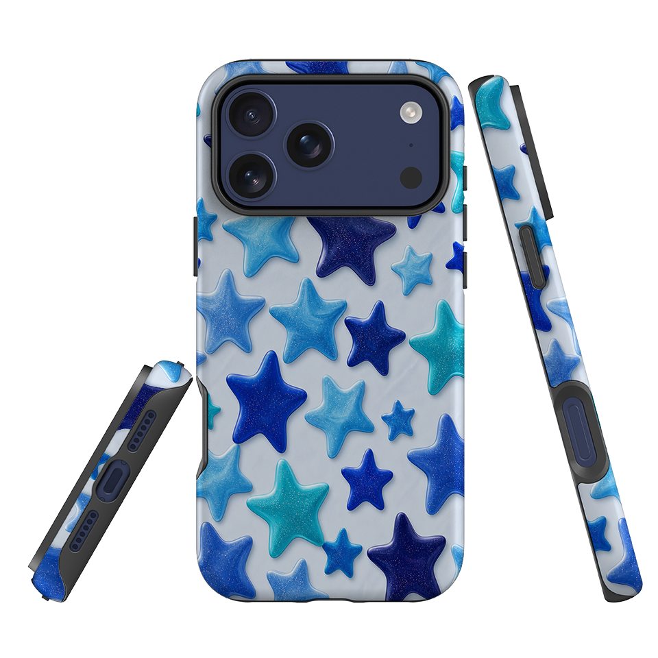 iPhone Tough Case - Ocean Blue Star