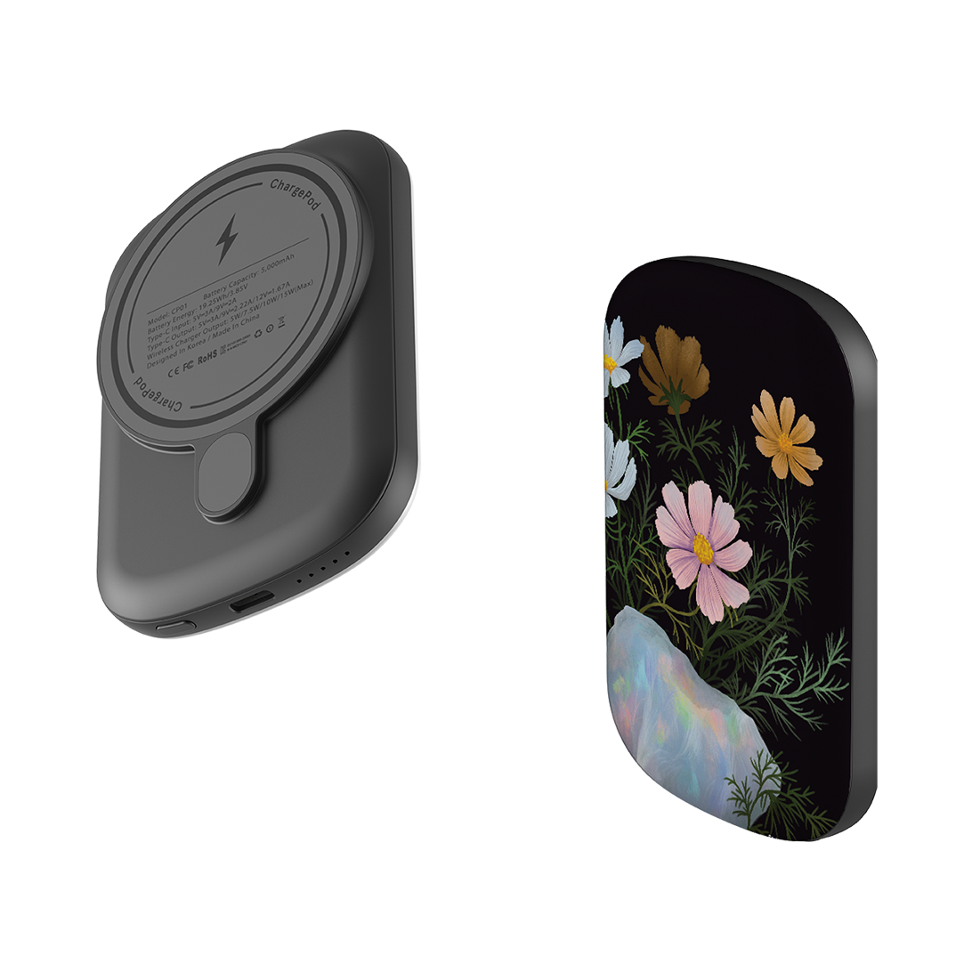 MagSafe Power Bank - Opal and Cosmos By Anna Stead