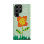 Samsung Tough Case - Orange Flower By Tracey English