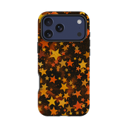 iPhone Tough Case - Orange Galaxy Star