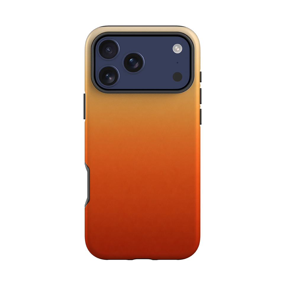 iPhone Tough Case - Orange Ombre