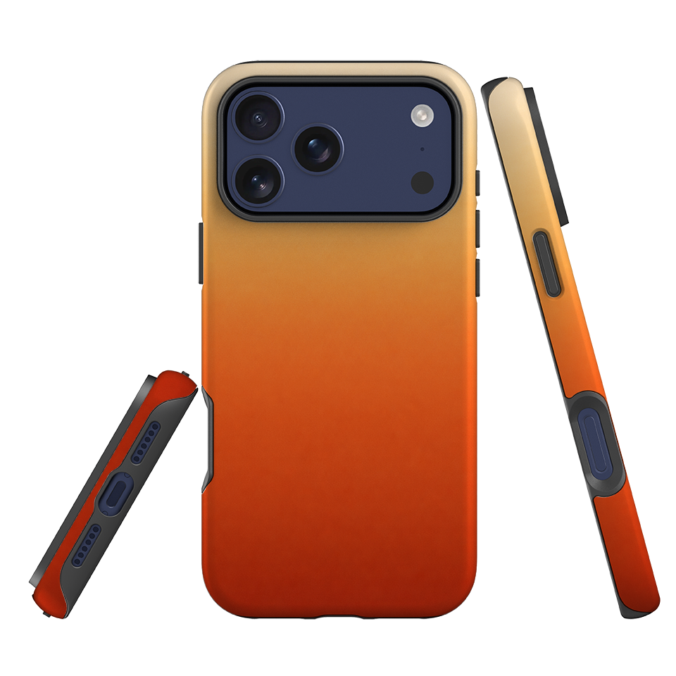 iPhone Tough Case - Orange Ombre