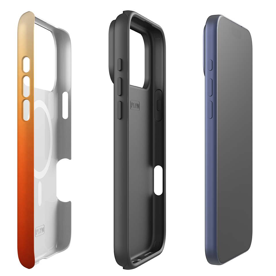 iPhone MagSafe Tough Case - Orange Ombre