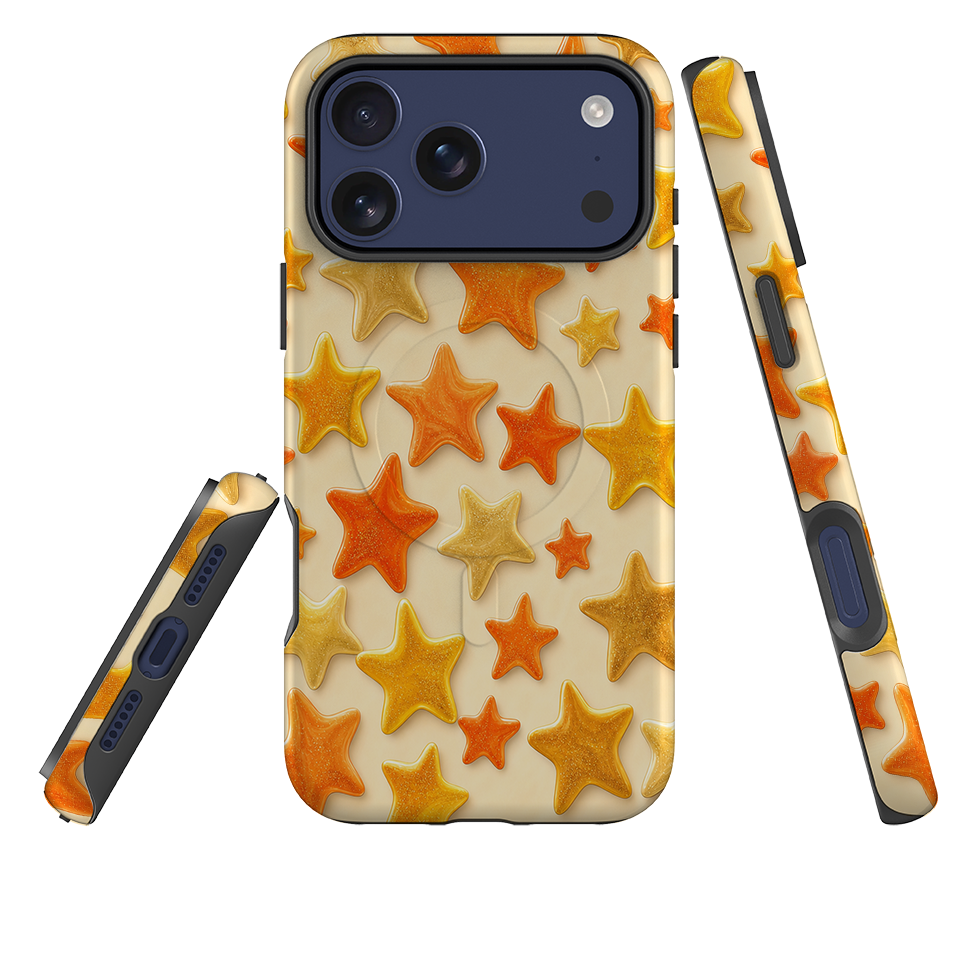 iPhone MagSafe Tough Case - Orange Star