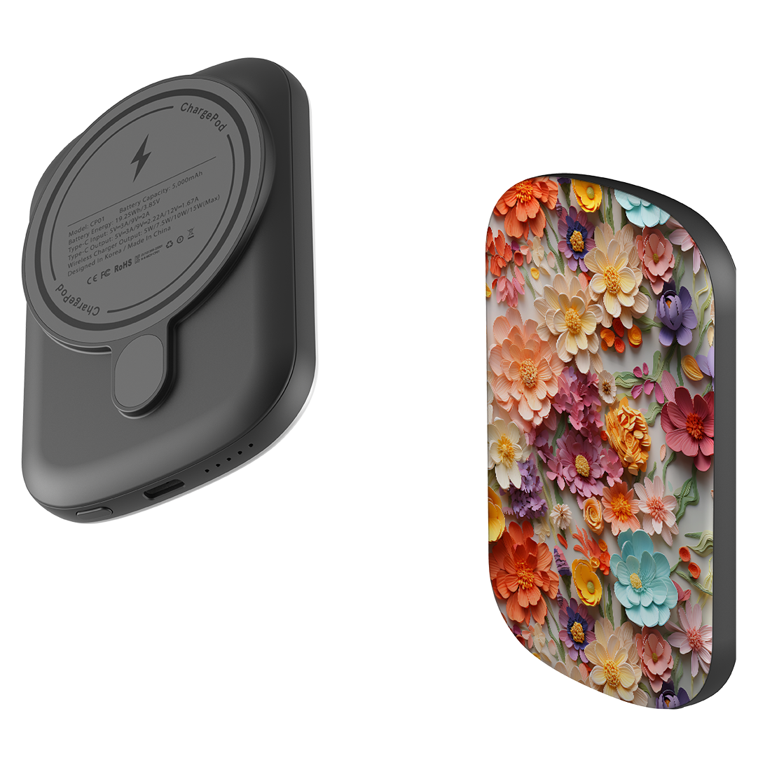 MagSafe Power Bank - Ostara Floral