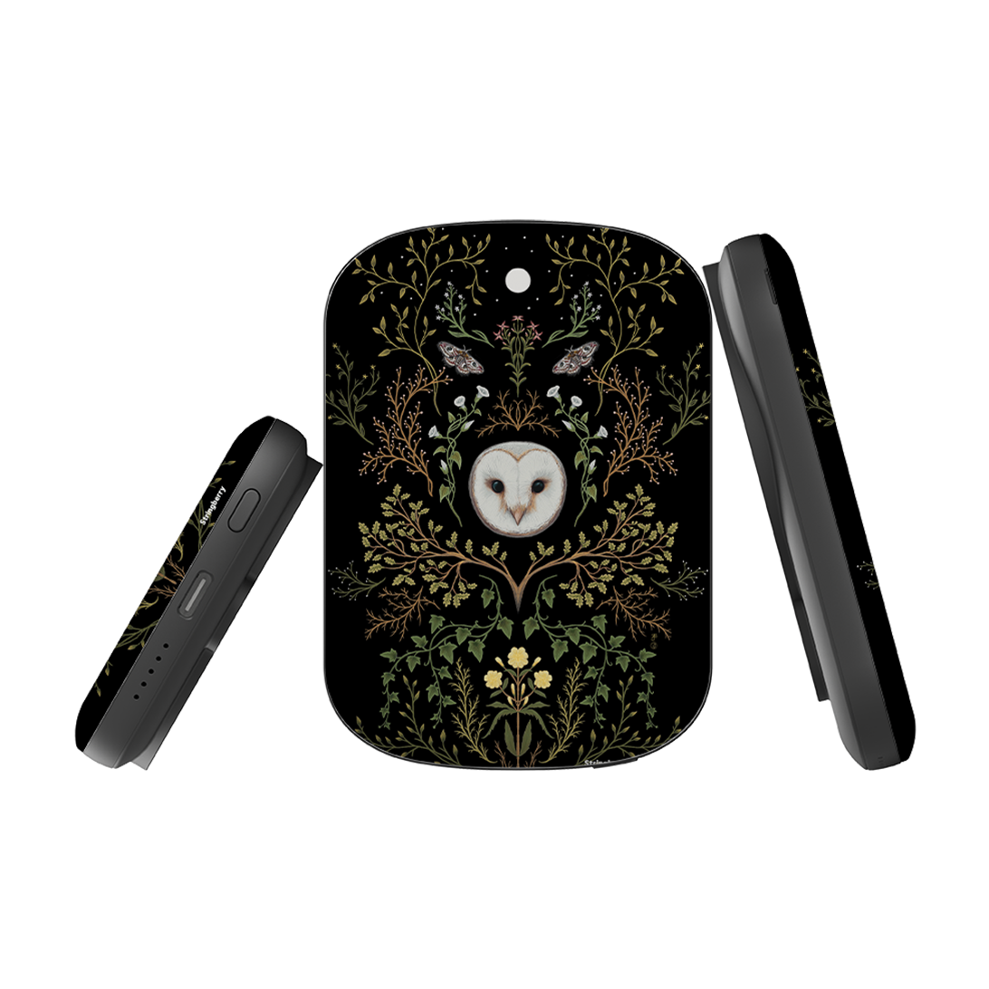 MagSafe Power Bank - Owl Pattern By Anna Stead