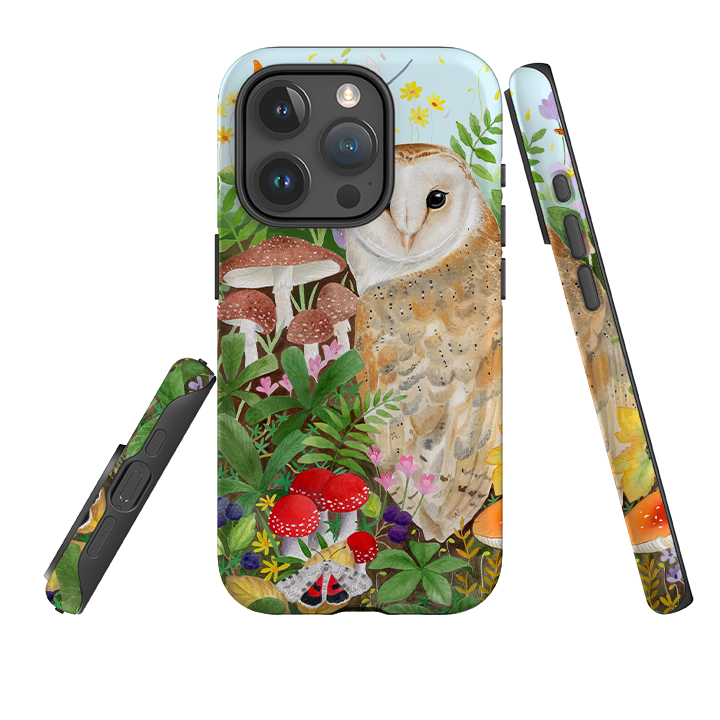 iPhone Tough Case - Owl Garden By Bex Parkin