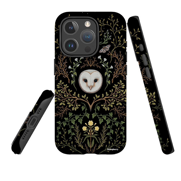 iPhone MagSafe Tough Case -  Owl Pattern By Anna Stead