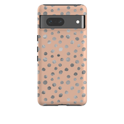 Google Tough Case - Pale and Silver Dots