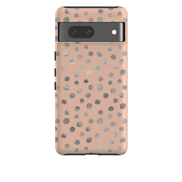 Google Tough Case - Pale and Silver Dots