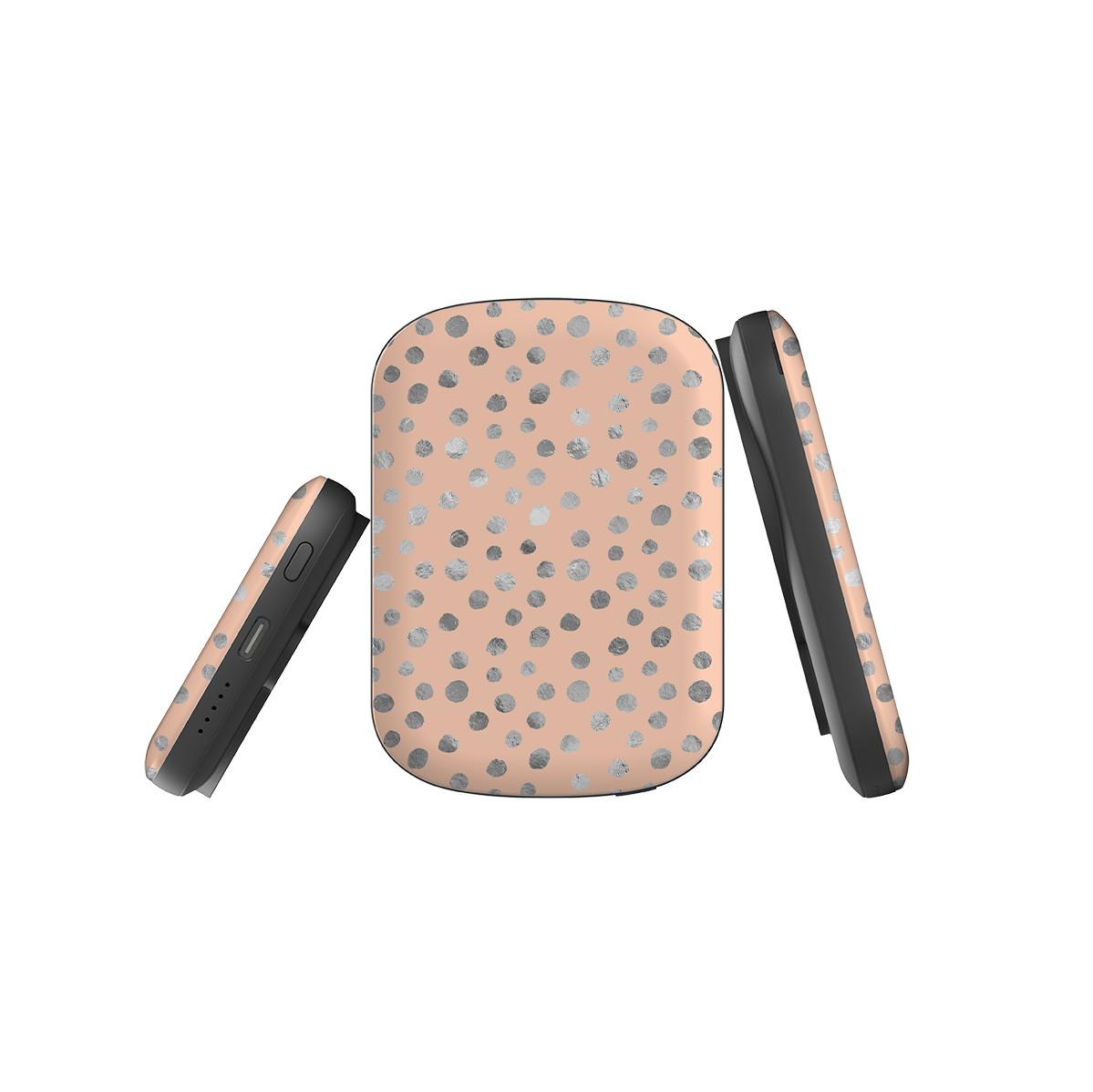 MagSafe Power Bank - Pale and Silver Dots