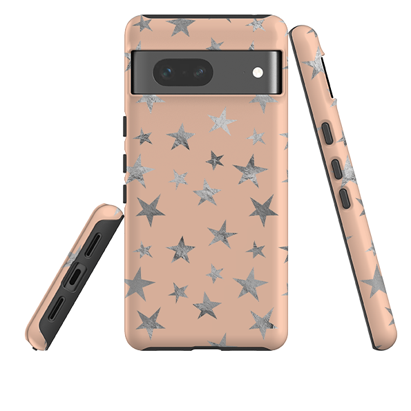 Google Tough Case - Pale and Silver Stars