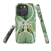 iPhone MagSafe Tough Case - Peacock Pattern By Maja Lindberg