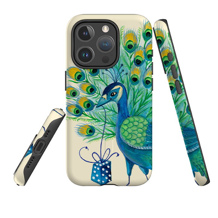 iPhone MagSafe Tough Case -  Peacock Present By Caroline Bonne Muller