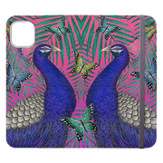 Peacocks And Butterflies By Catherine Rowe Wallet case