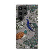 Samsung Tough Case - Peahen and Peacock By Catherine Rowe
