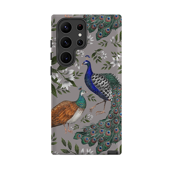Samsung Tough Case - Peahen and Peacock By Catherine Rowe