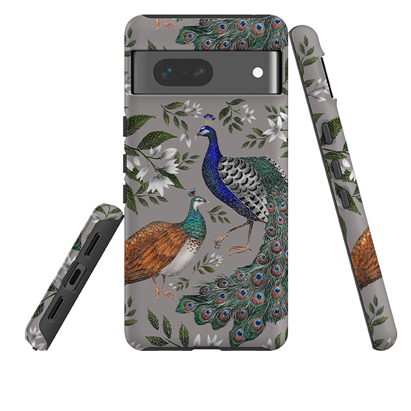 Google Tough Case -  Peahen and Peacock By Catherine Rowe