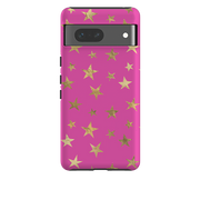 Google Tough Case - Pink and Gold Stars