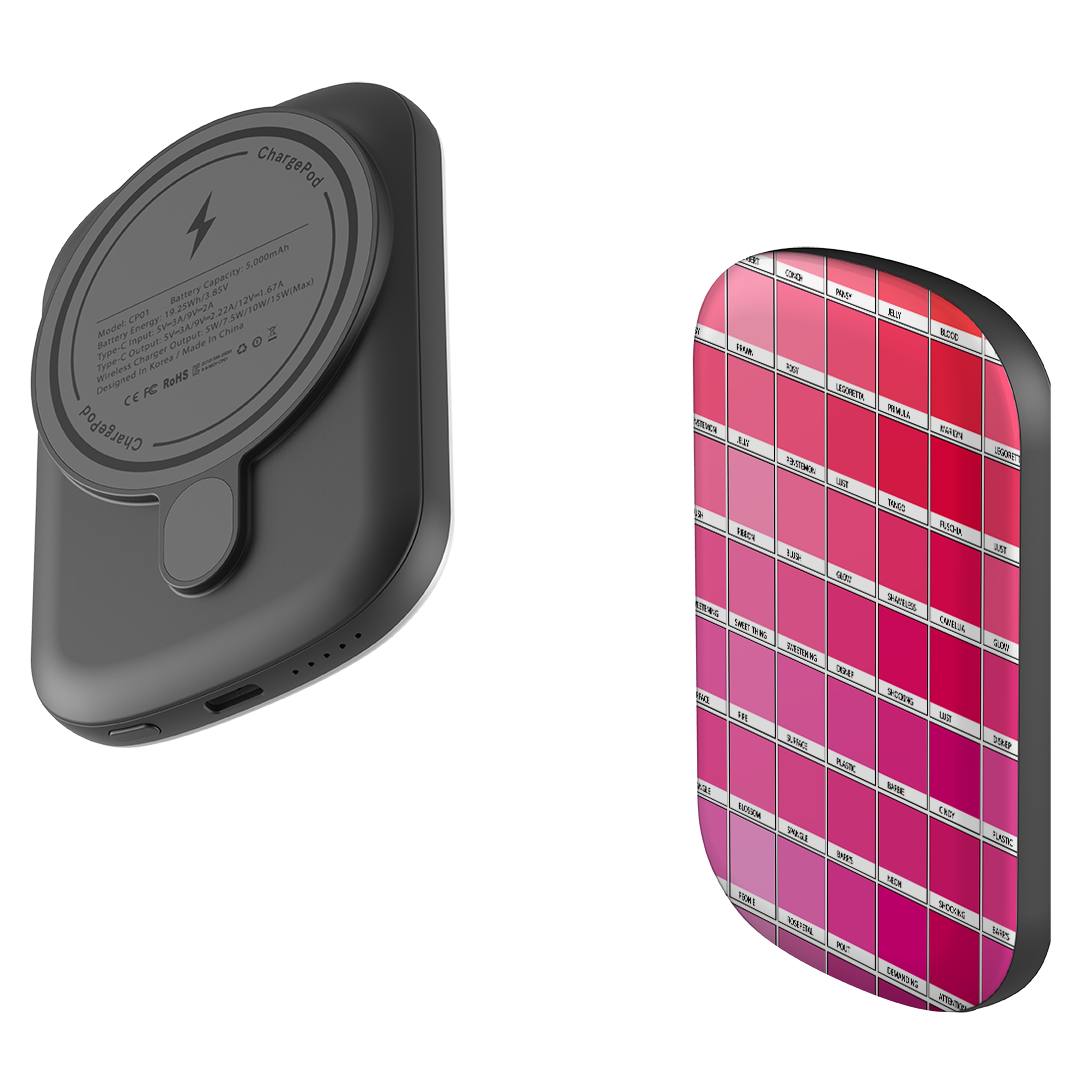 MagSafe Power Bank - Pink Chromology By Kitty Joseph