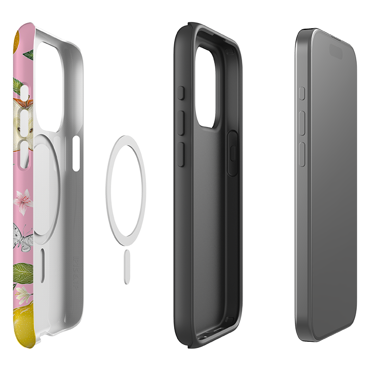 iPhone MagSafe Tough Case -  Pink Fruits By Catherine Rowe