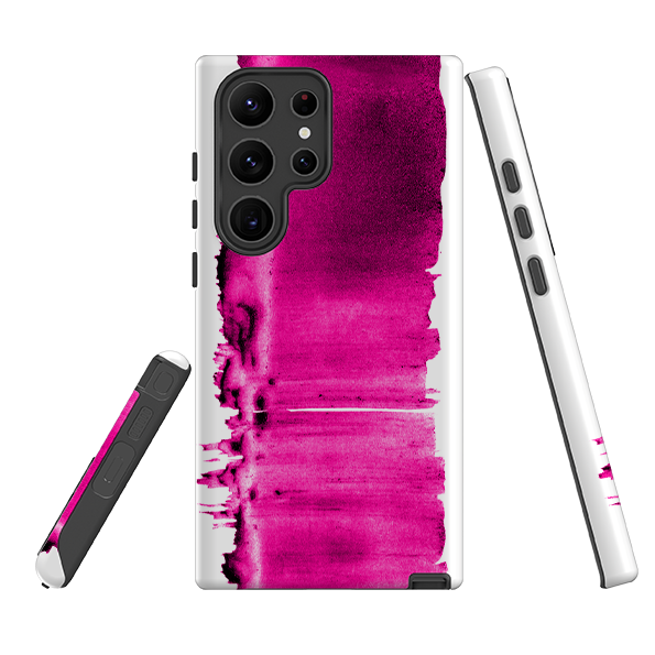 Samsung Tough Case - Pink Ink By Kitty Joseph