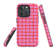 iPhone MagSafe Tough Case -  Pink Tiles