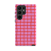 Samsung Tough Case - Pink Tiles