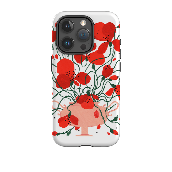 iPhone Tough Case - Poppies By Madalina Andronic