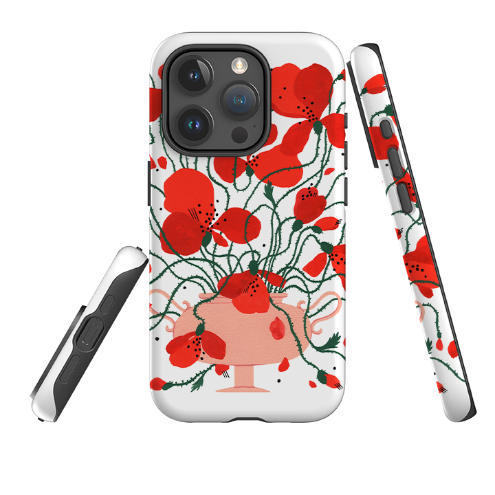 iPhone Tough Case - Poppies By Madalina Andronic