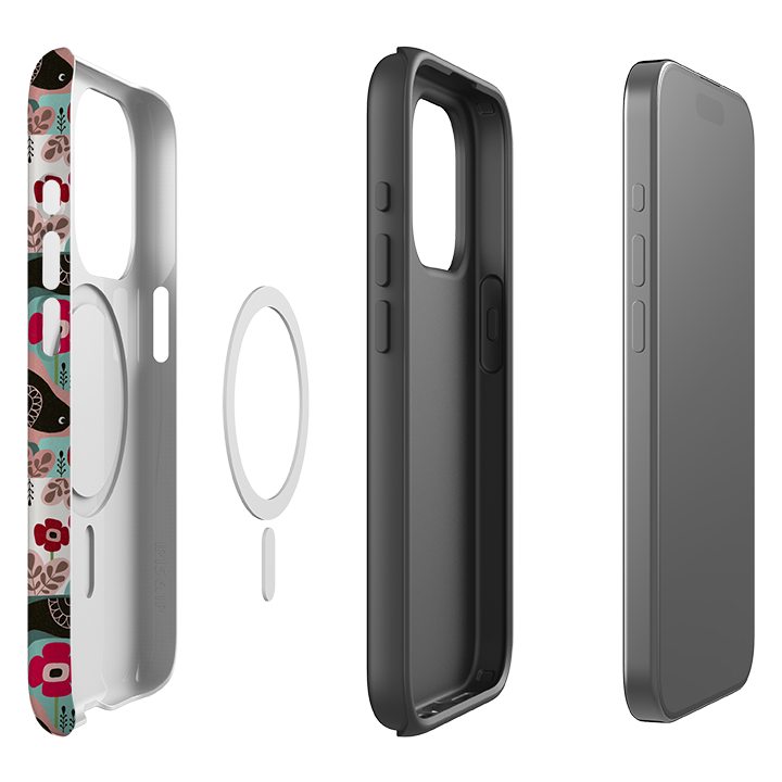 iPhone MagSafe Tough Case -  Poppies and Crow By Suzy Taylor