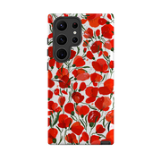 Samsung Tough Case - Poppies Pattern By Madalina Andronic