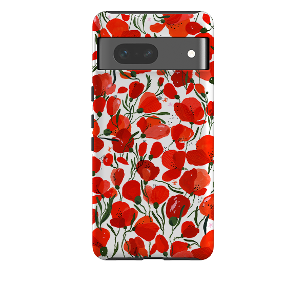 Google Tough Case -  Poppies Pattern By Madalina Andronic