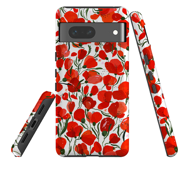Google Tough Case -  Poppies Pattern By Madalina Andronic