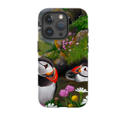 iPhone Tough Case - Puffin Family By Anna Stead