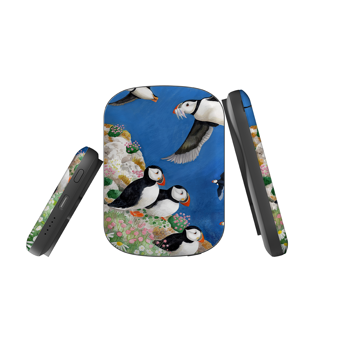 MagSafe Power Bank - Puffins By Bex Parkin