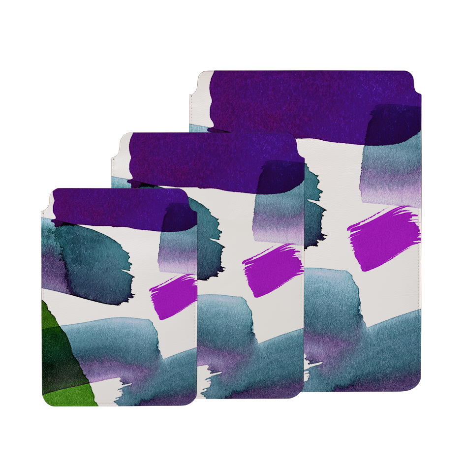 Purple Rain By Kitty Joseph Laptop, Kindle & iPad Sleeve