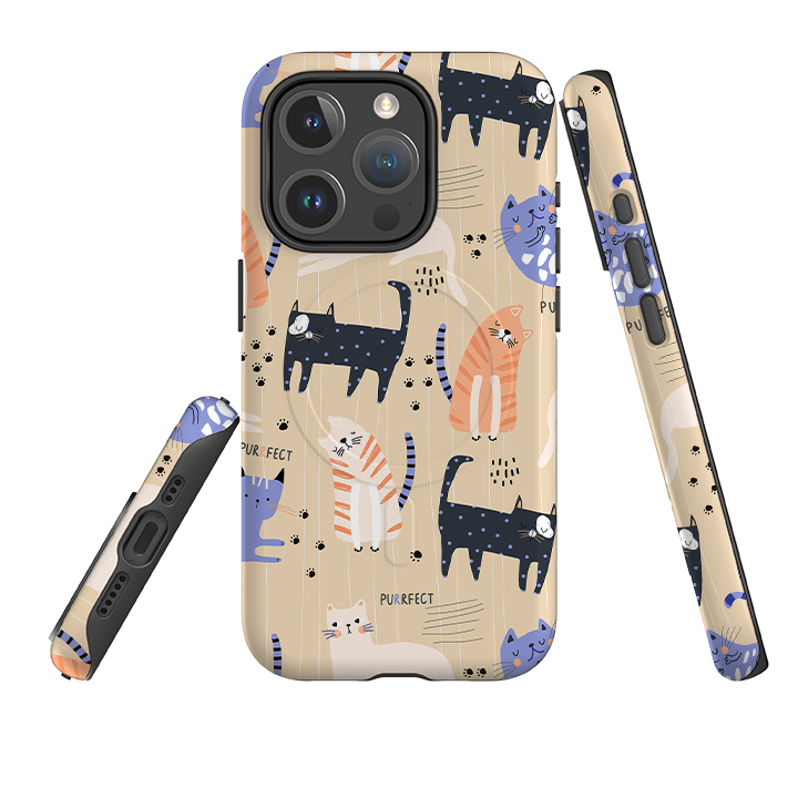 iPhone MagSafe Tough Case - Purrfect