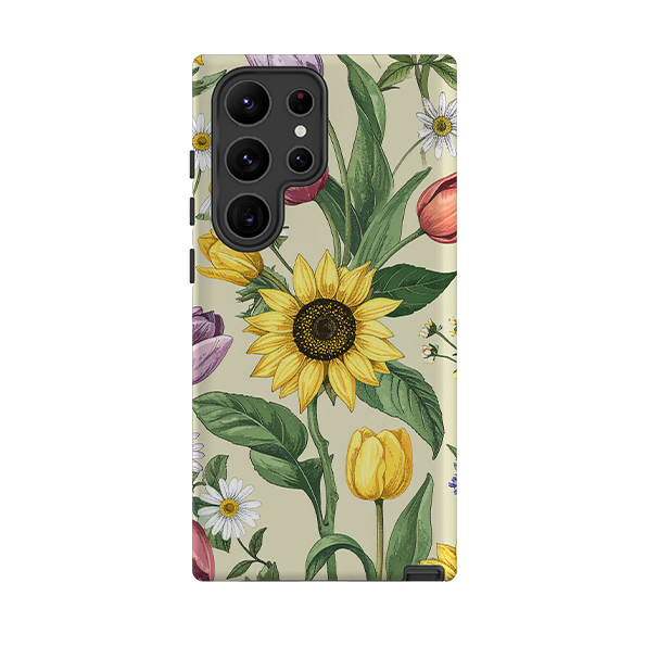 Samsung Tough  Case - Pale Sunflowers