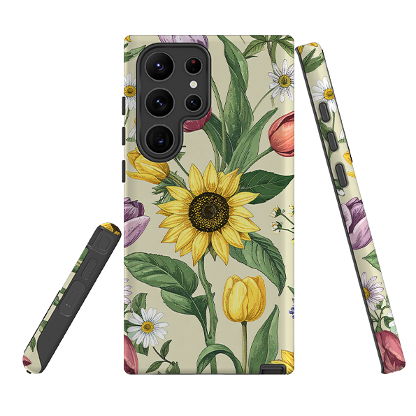 Samsung Tough  Case - Pale Sunflowers