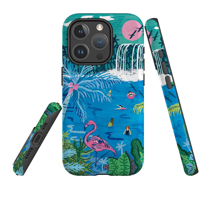 iPhone MagSafe Tough Case - Palm Pool By Emma Frances Grant
