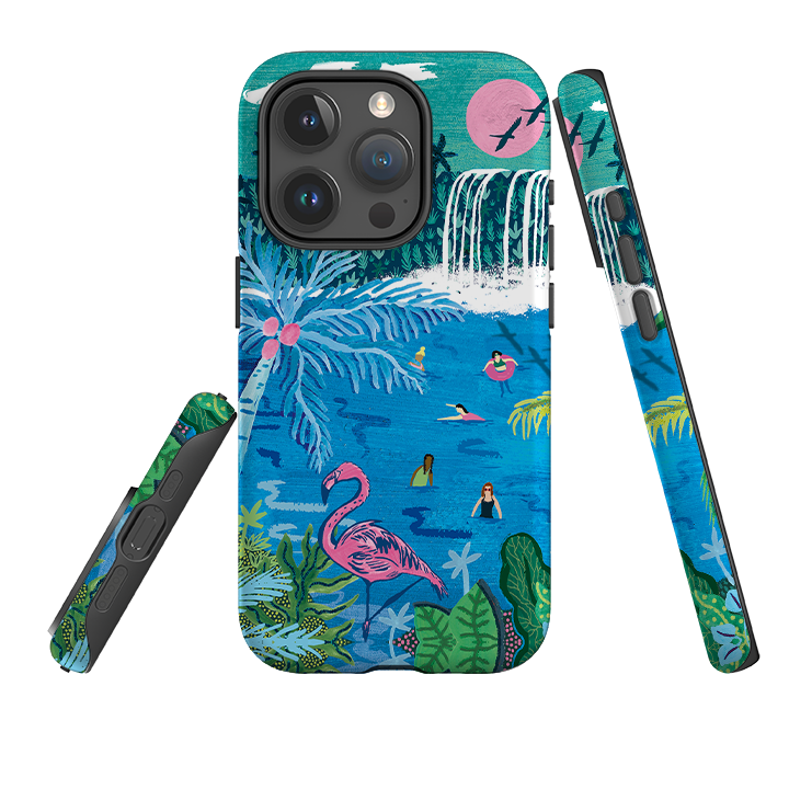 iPhone Tough Case - Palm Pool By Emma Frances Grant