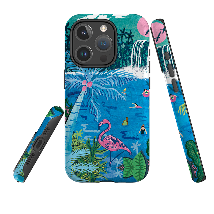 iPhone MagSafe Tough Case - Palm Pool III By Emma Frances Grant