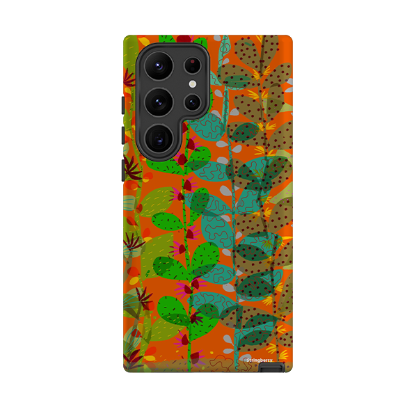 Samsung Tough Case - Paper Leaves By Sarah Campbell