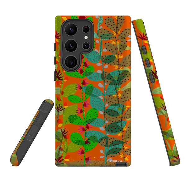 Samsung Tough Case - Paper Leaves By Sarah Campbell