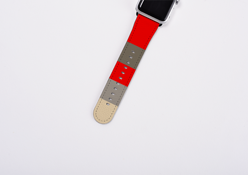 Apple Watch Strap- Paris Chroma Horizontal Stripe