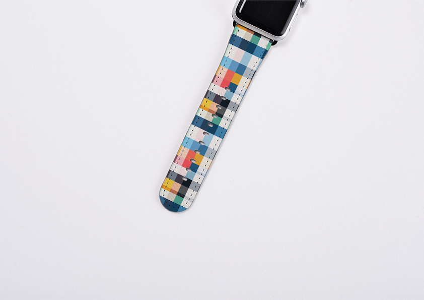 Paris Gingham Apple Watch Strap